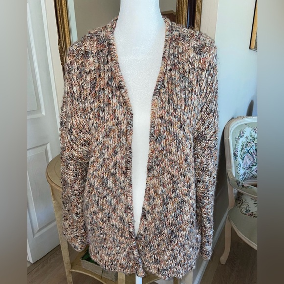 H&M Sweaters - H&M Marled Knit Balloon Sleeve Cardigan - Size S